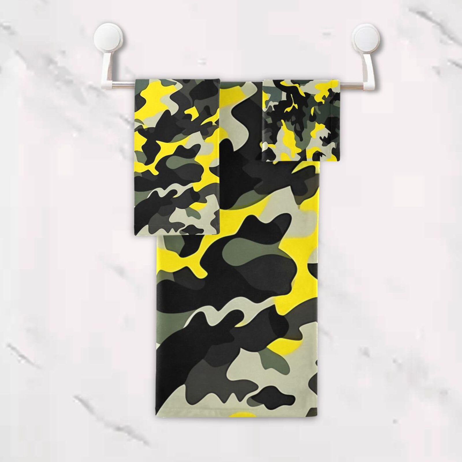 Set di 3 asciugamani decorativi per il viso, 1 asciugamano da bagno, 1 asciugamano per le mani, 1 panno da bagno, 1 panno per la casa, cucina e famiglia