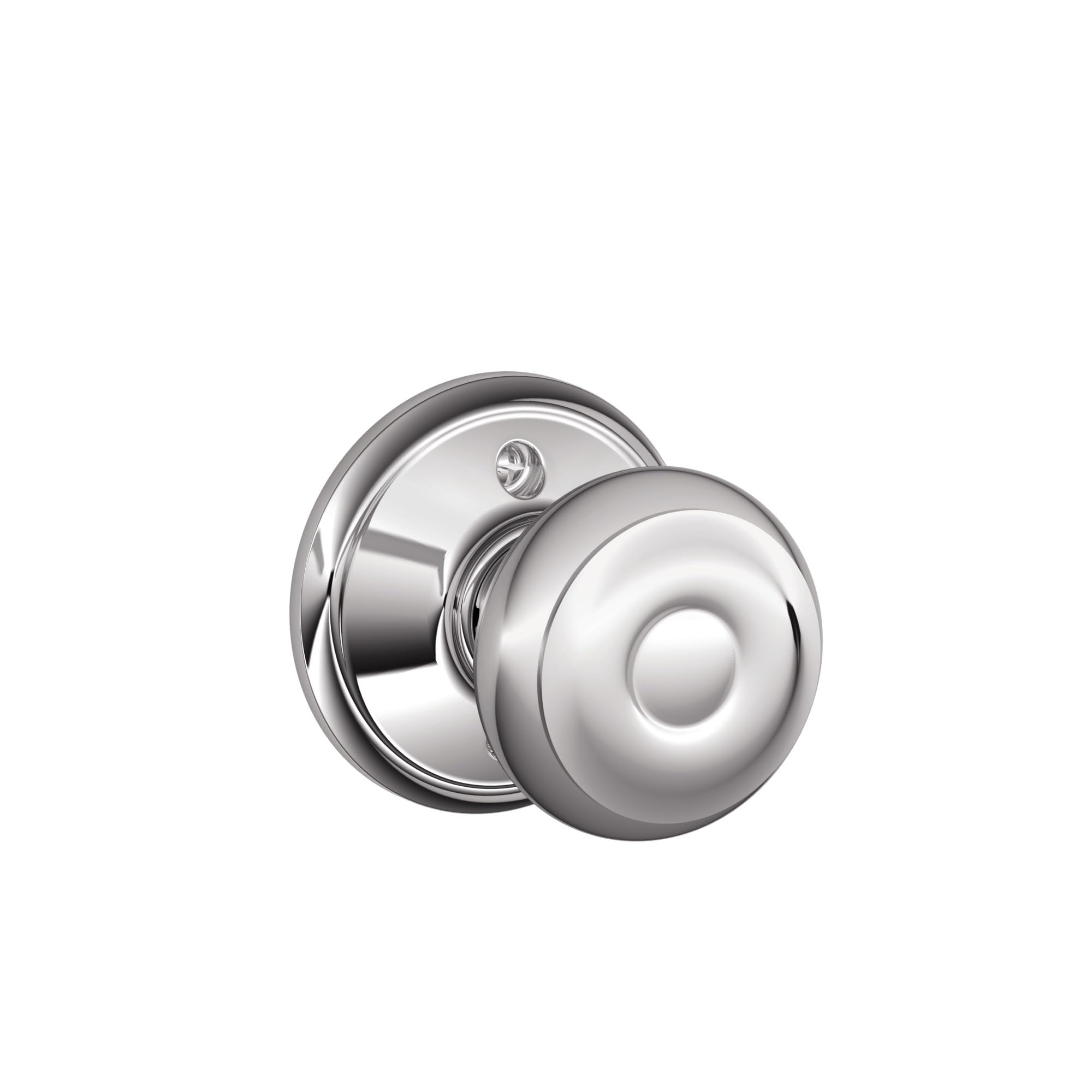 SCHLAGE Georgian Non-Turning Dummy Door Knob, Trim, Bright Chrome