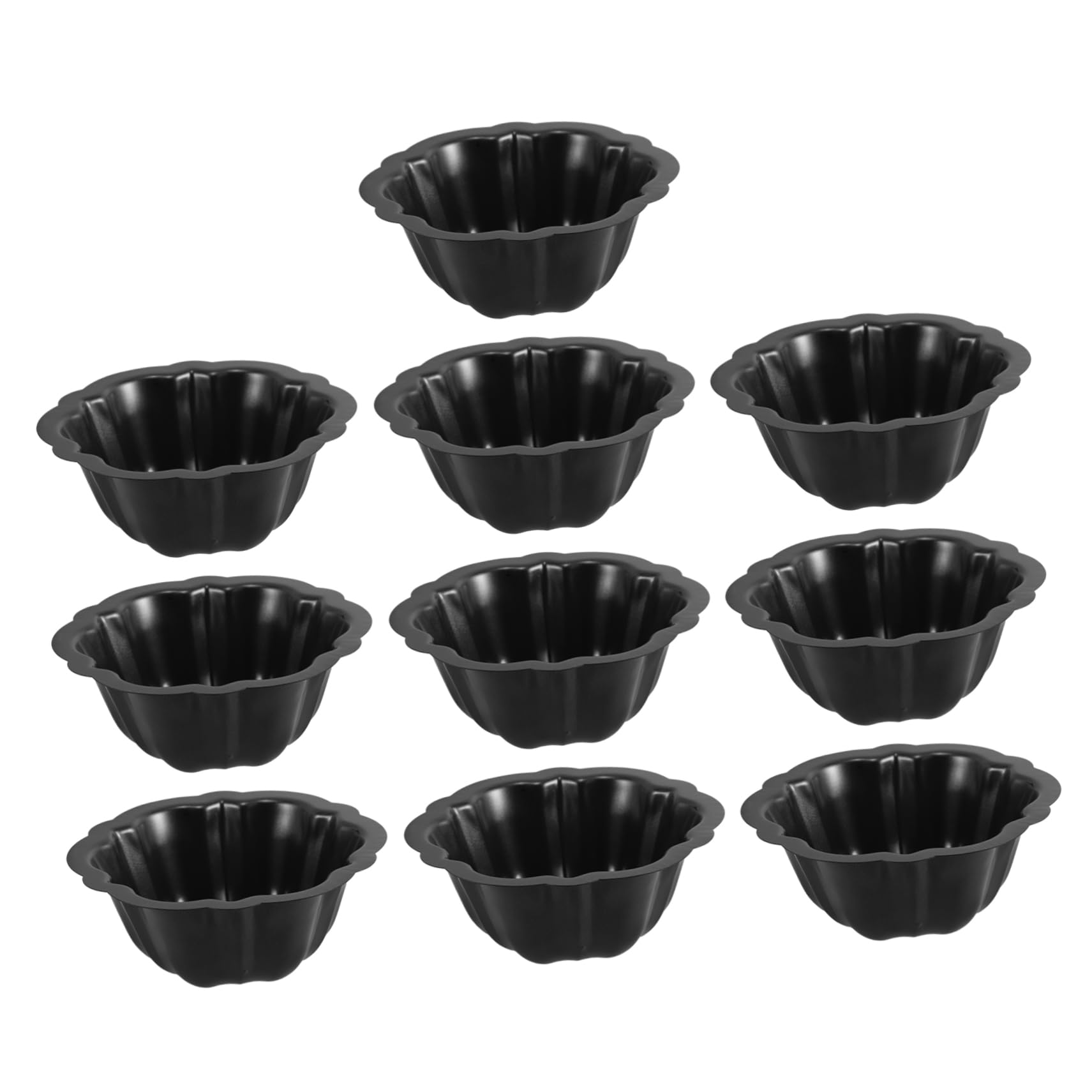 10 Pièces Moules à Gâteau Antiadhésifs Cœur pour Cupcakes et Desserts Outils de Pâtisserie pour et Anniversaires pour Cuisine Maison