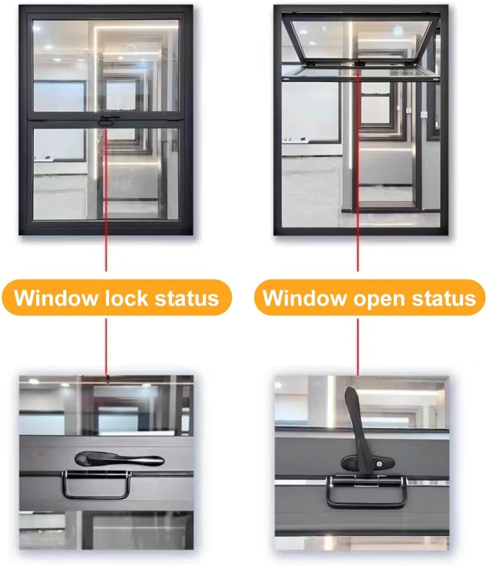 Custom Up Down Folding Serving Window, Foldable Sliding Windows with Tempered glass+aluminum alloy frame, Double Hung Window for Flower Coffee Shop, Dining Car, Fast Food Restaurant(WxH 27.5x23.6in/70