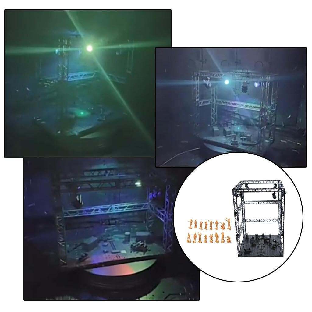 QUXVUIS Stimola la creatività con i kit di base d'azione in Per scala 1/144 adatti agli appassionati di modellismo, kit di modelli staccabili, espositore per