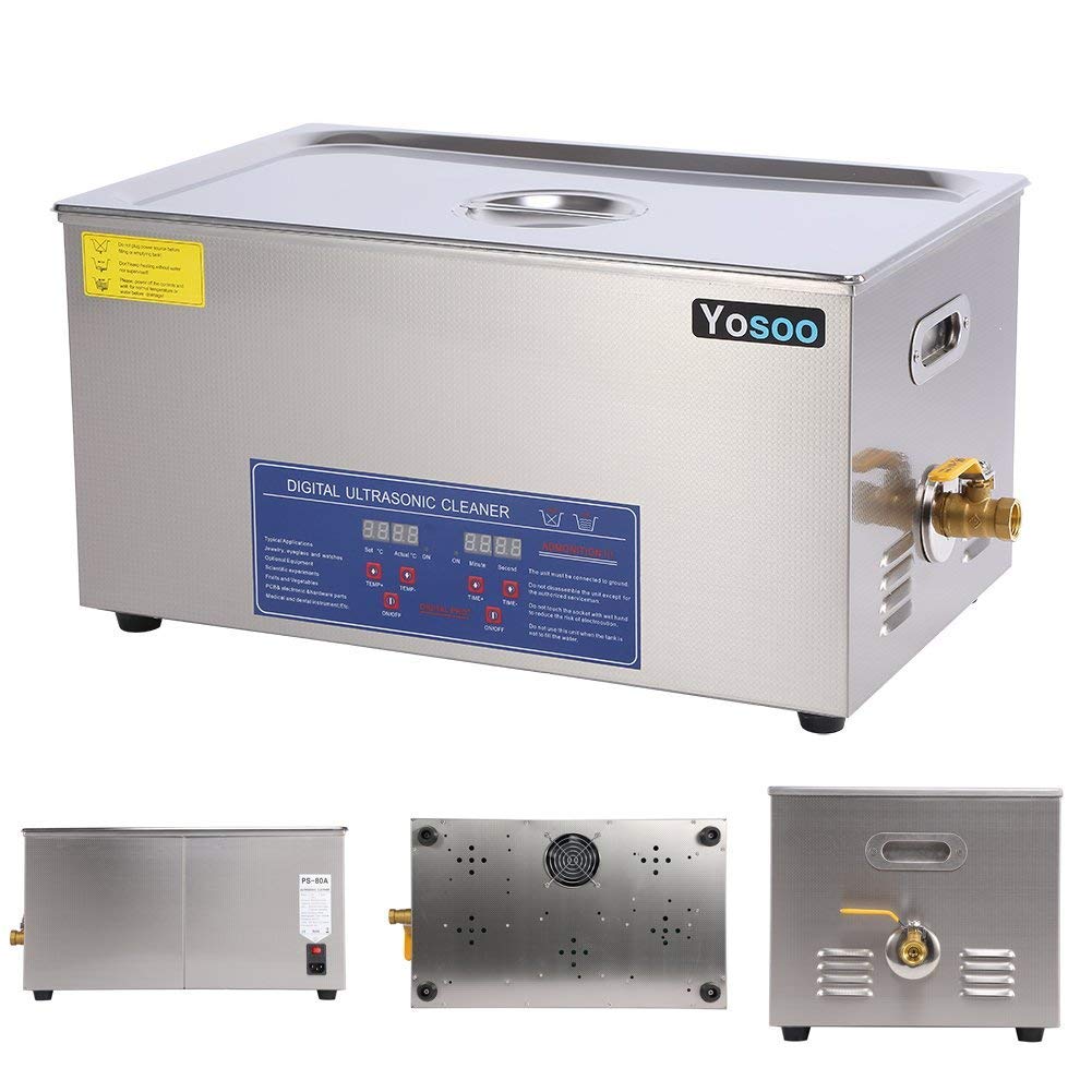 Buy GOTOTOP 15L Digital Ultrasonic Cleaner, Stainless Steel Ultra Sonic Bath Cleaning Tank with