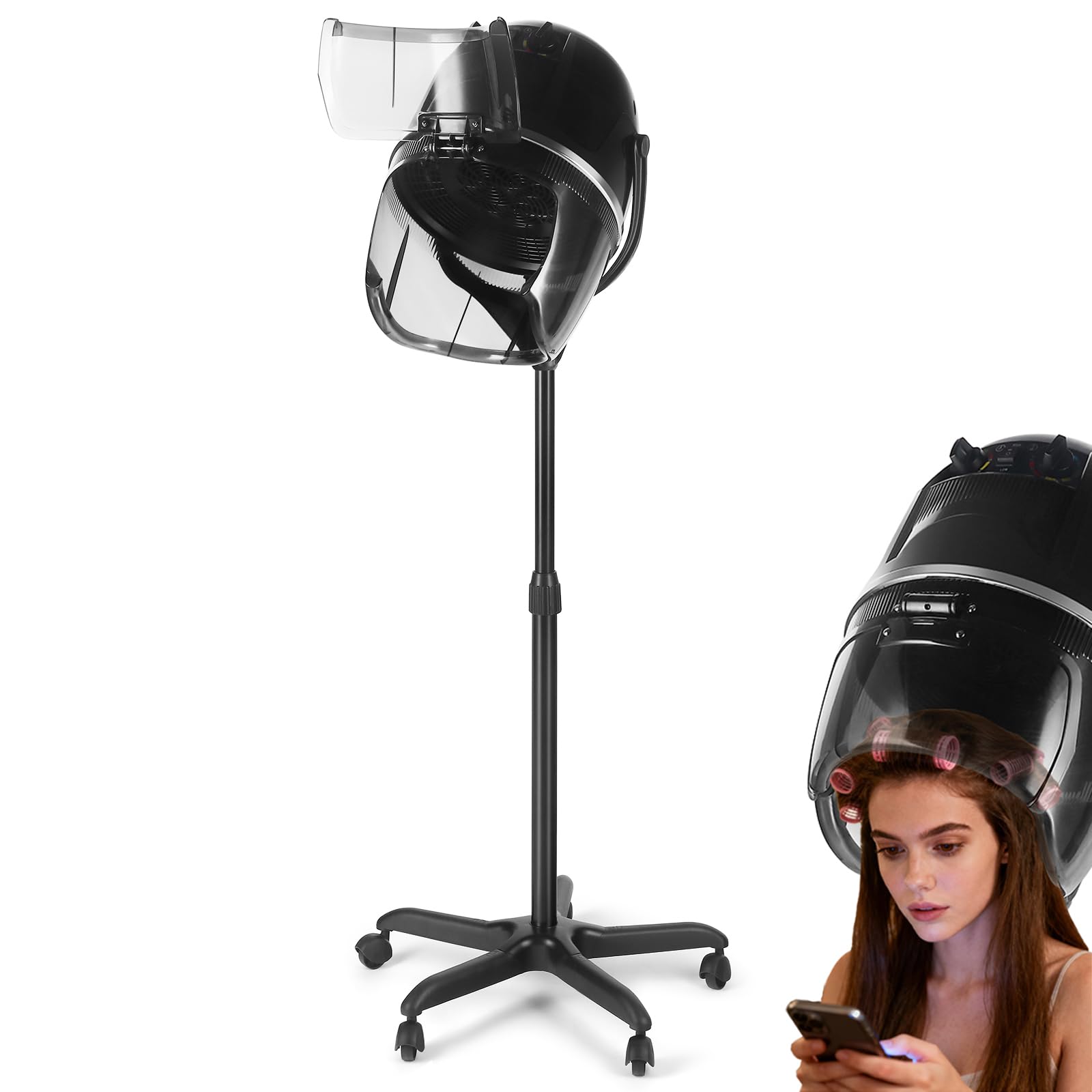 Artist hand Professional Hooded Hair Dryer for Women, Height