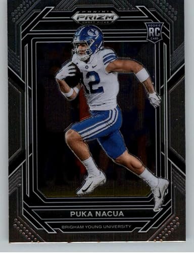 2023 PANINI PRIZM DRAFT PICKS #197 PUKA NACUA BYU COUGARS FOOTBALL OFFICIAL TRADING CARD OF NFL