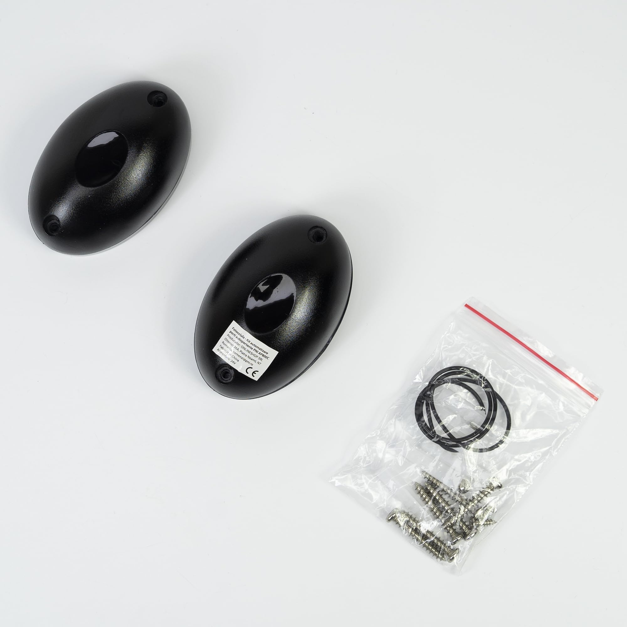 PNI CEL130 Fotocellule a infrarossi per cancelli, 12V–24V AC/DC, adatte per automazioni di cancelli battenti o scorrevoli