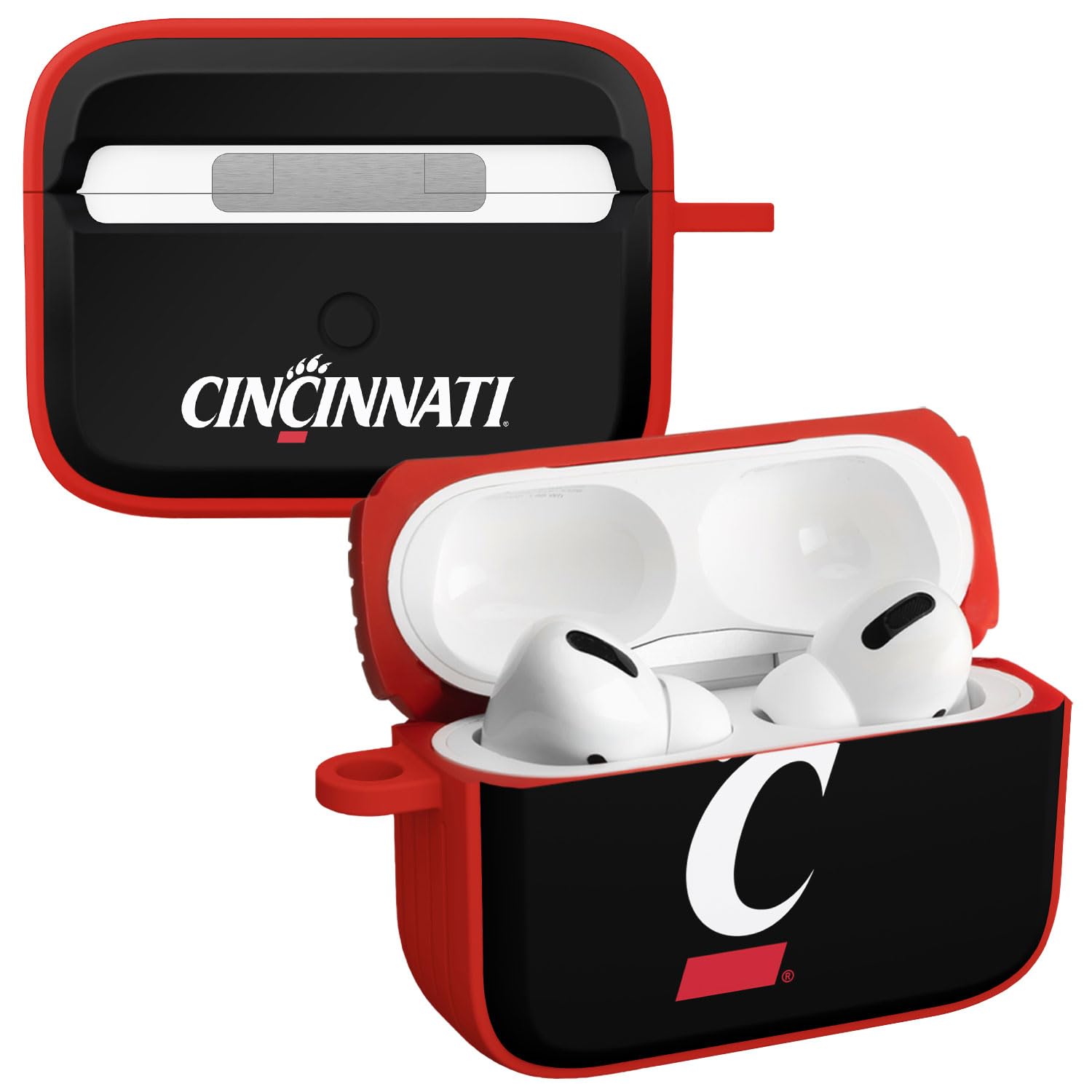AFFINITY BANDS Cincinnati Bearcats HDX Case Cover Compatible with Apple AirPods Pro 1 & 2 (Classic)
