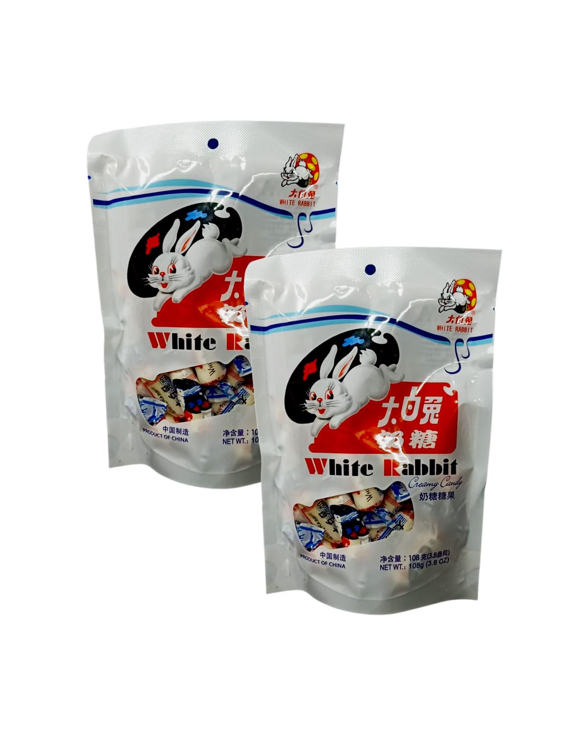 White Rabbit Creamy Milk Candy – Classic Chewy Milk Sweets, Rich & Smooth Flavor, Individually Wrapped Treats (108 GM) Pack of 2-image-38