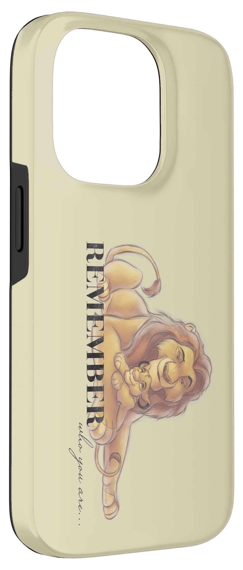 Custodia per iPhone 14 Pro Disney 100 Anniversario Il Re Leone D100 Citazione Remember