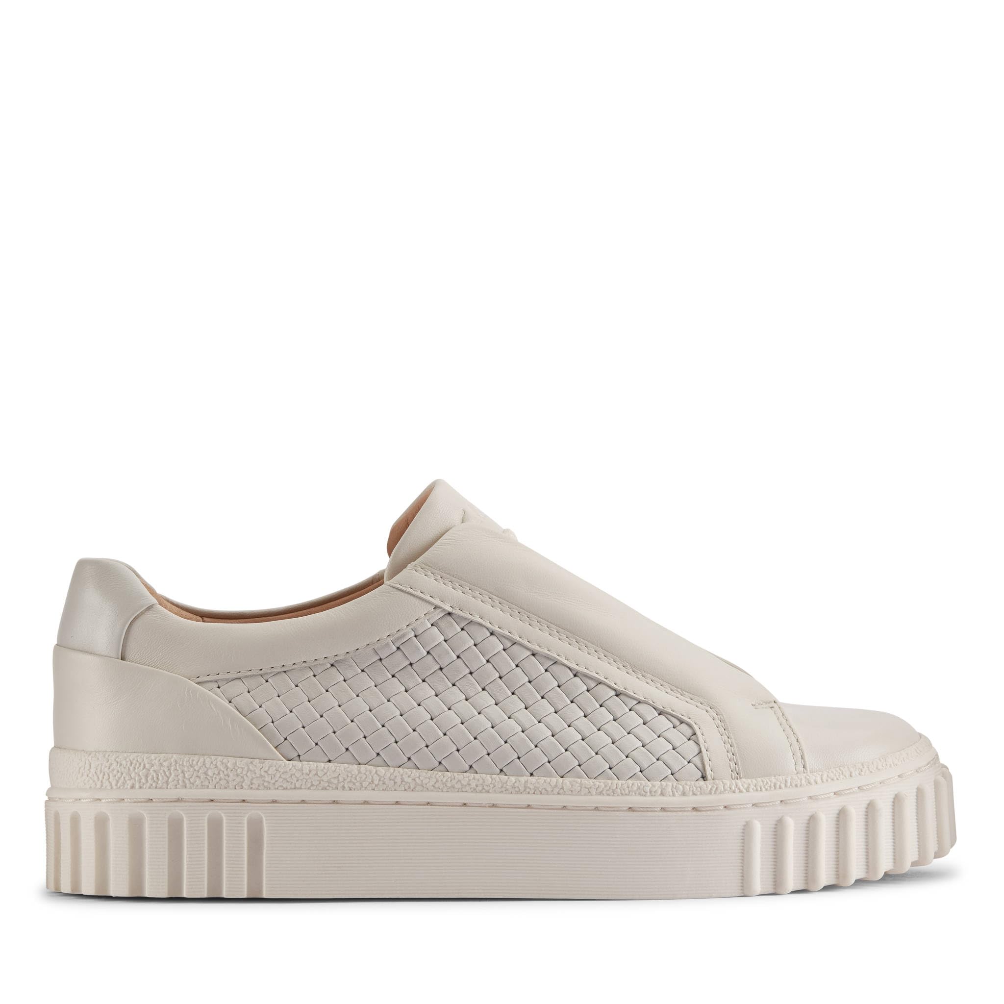 Clarks Mayhill Bay Womens Off White Lea, 5.5