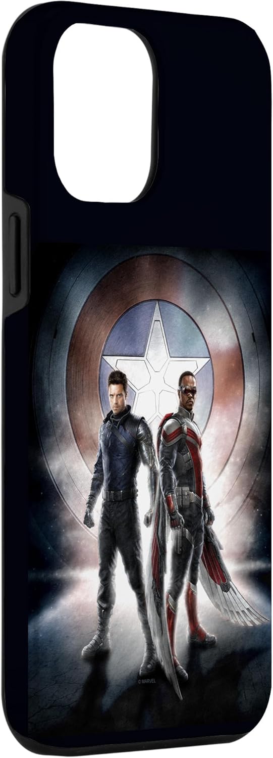 iPhone 14 Plus Marvel Falcon & Winter Soldier Team Up Poster Shield Case