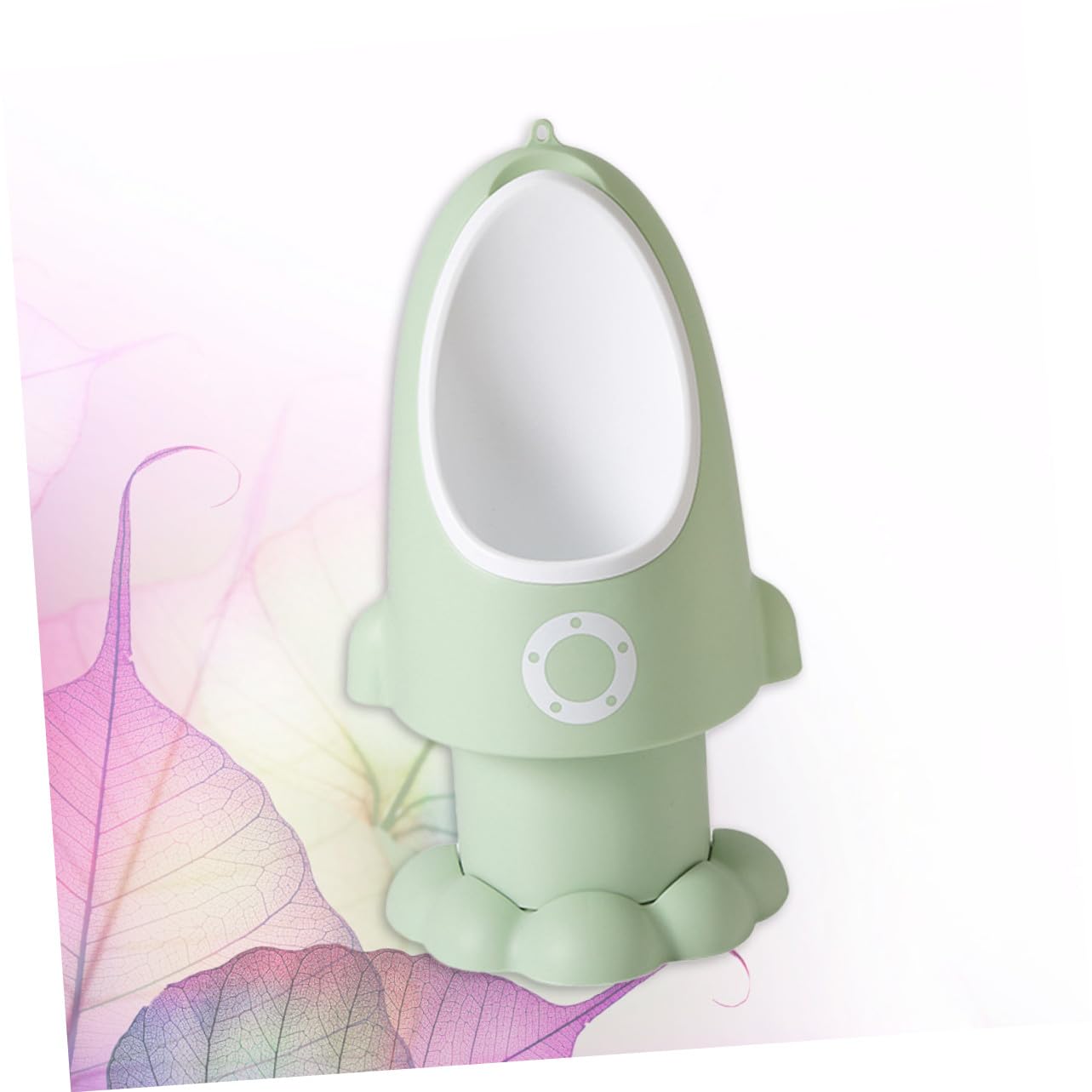 Höhenverstellbarer Steh Toilettensitz für Jungen mit Lustigem Raketen Design aus Pp Bequem und Leicht zu Reinigen für Töpfchentraining von Kleinkindern