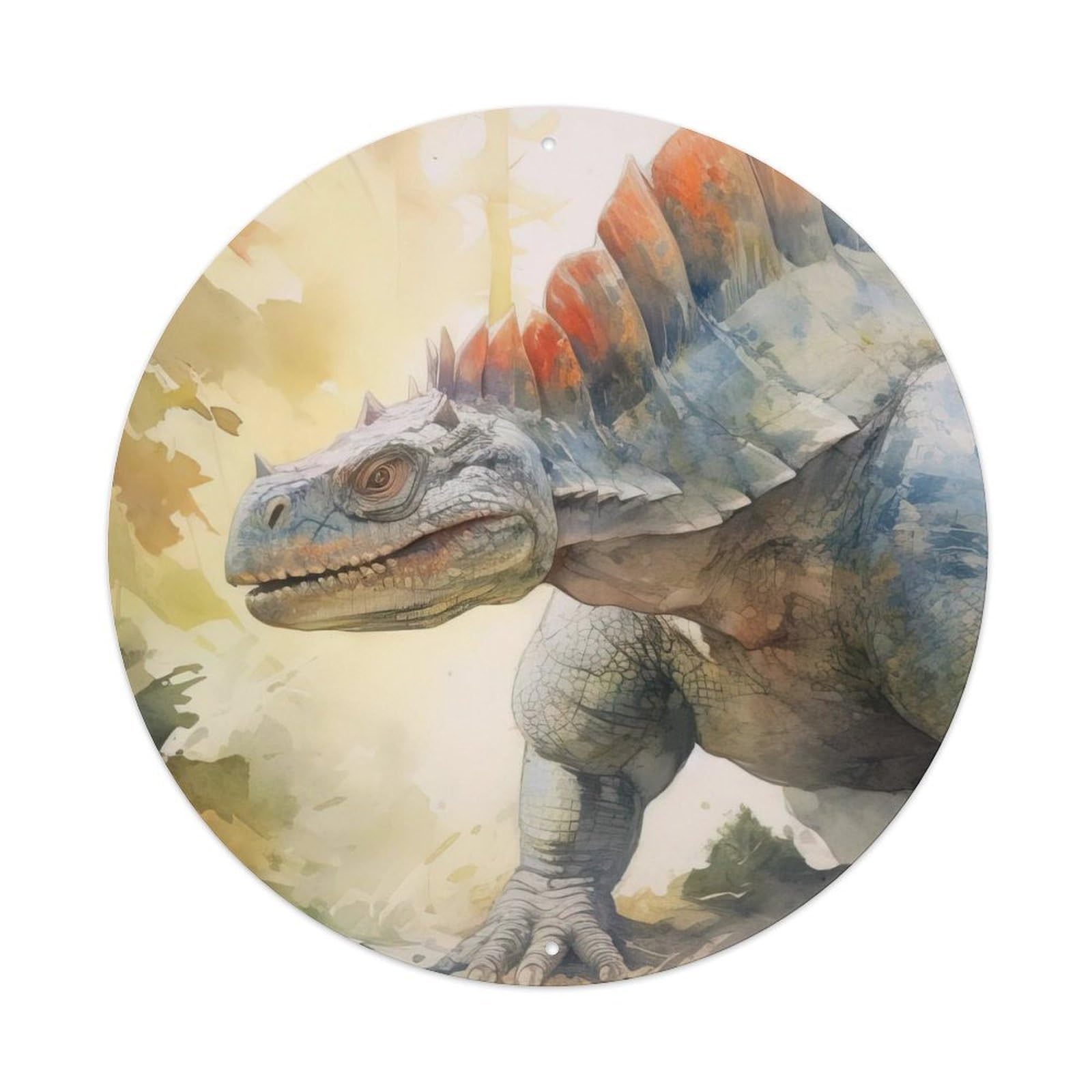Dinosaur Arachnids in The Forest Prehistoric Dinosaurs Metal Tin Sign
