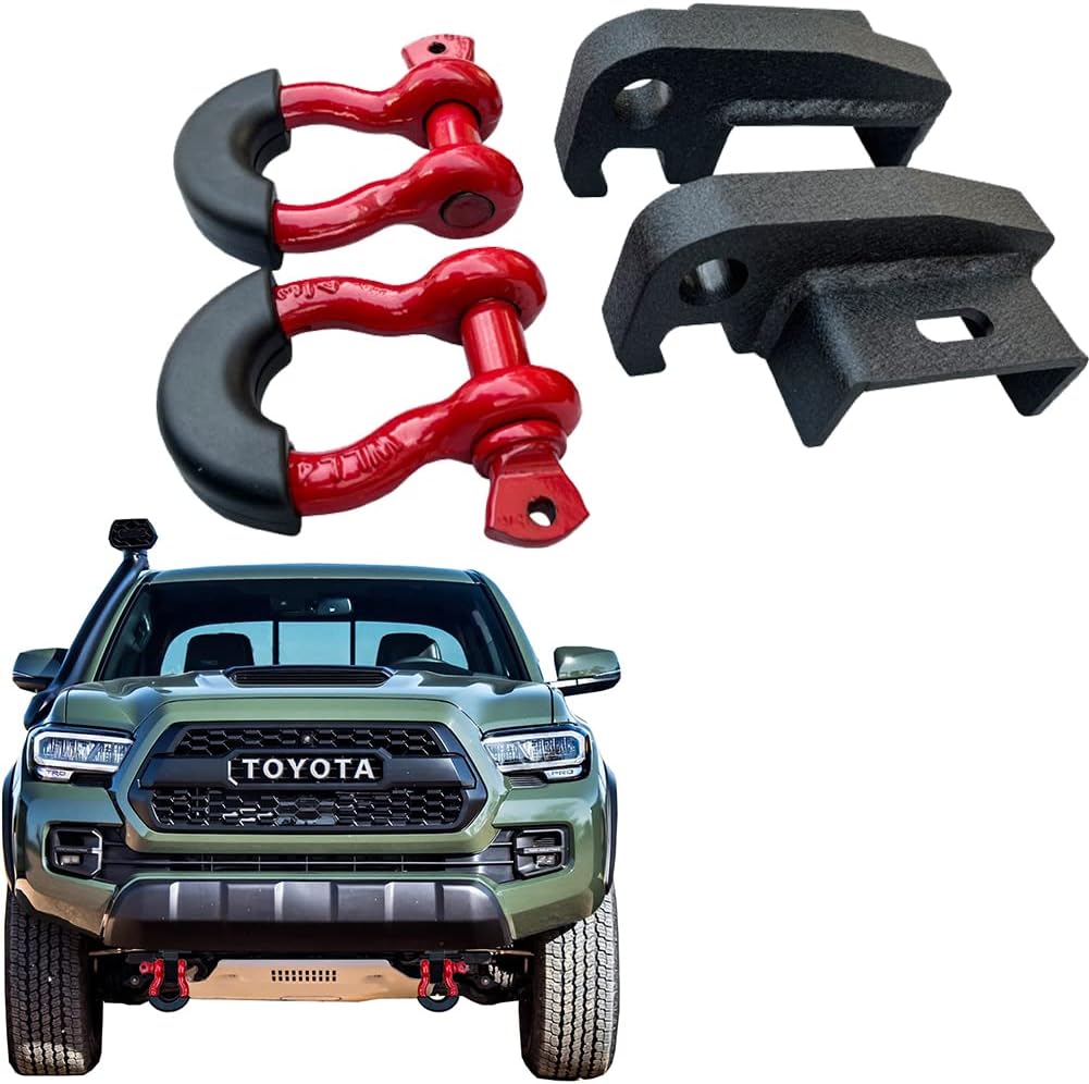 Ronghui Front Tow Hook Bracket with 3/4" Red