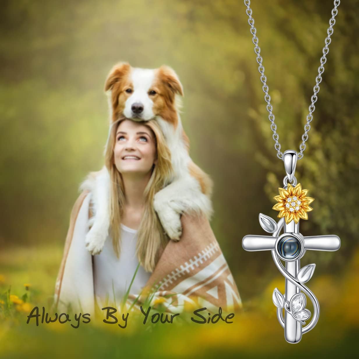 Dorunmo Personalized Memorial Gifts Necklace for Loss of Dogs/Cats/PetsLoved Ones/ 925 Sterling Silver Necklace Sympathy Gifts for Women Men Pets Animal Loss Necklaces Remembrance Gift