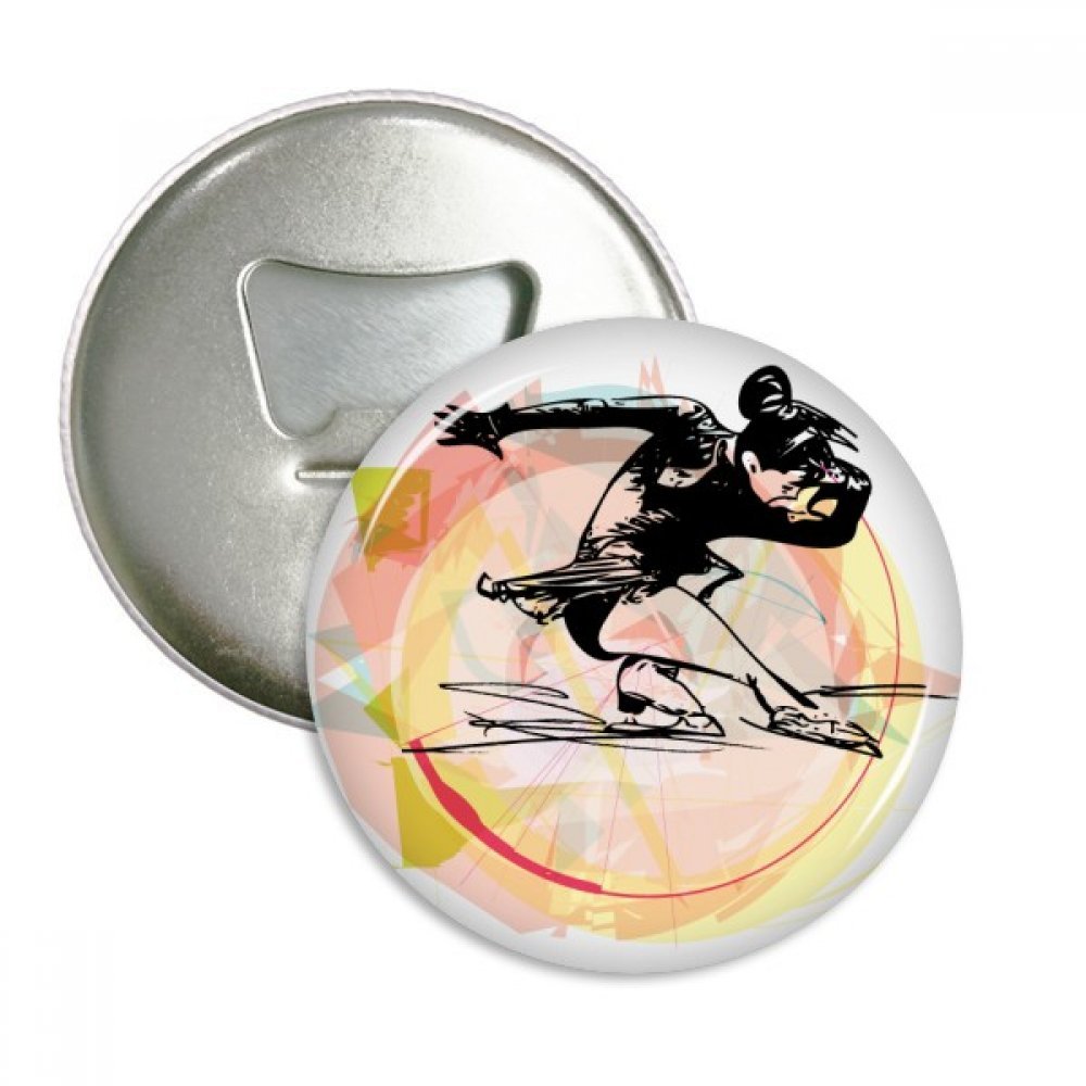 Patinage artistique décapsuleur aimanté pour ne plus perdre son ouvre-boîte