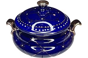 Sopera De Ibeyis | Ibeyi Tureen Blue: An Exquisite Potiche for Display or Dining