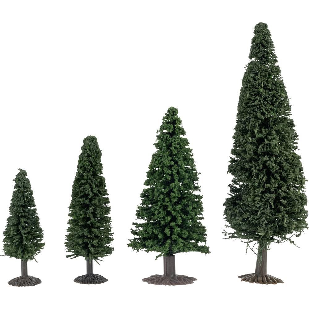 Faller 181543 - 100 Spruce Trees, Assorted - New