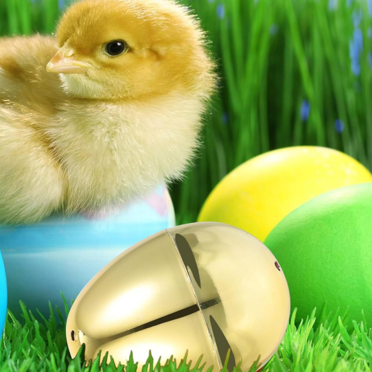 PRETYZOOM 80pezzi Uova di Pasqua Plastica Riempibili Uova Decorative per Decorazioni di Feste Pasquali e Regali