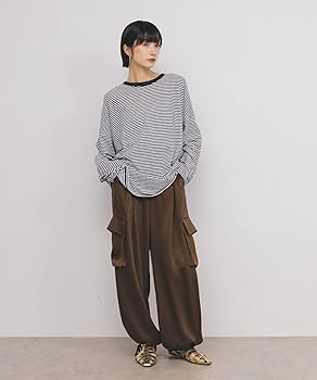 送料無料★KBF サテンカーゴパンツ BROWN 新品 KBF｜サテンカーゴパンツ | Rakuten Fashion(楽天ファッション