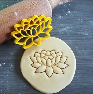 Lotus Çiçeği Kurabiye Kalıbı, Tek Ebat