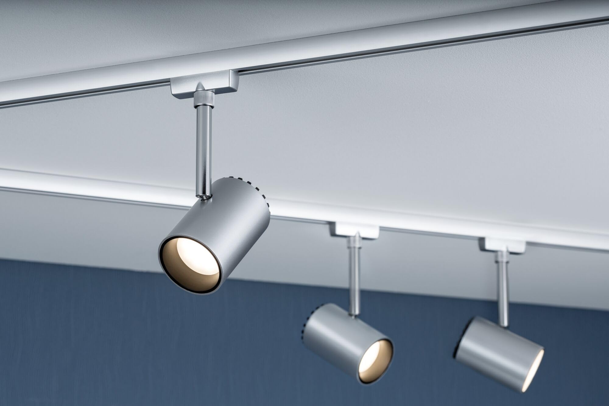 Paulmann URail Schienenspot Shine Einzelspot 225lm 4,9W 2700K 230V Chrom matt 95273