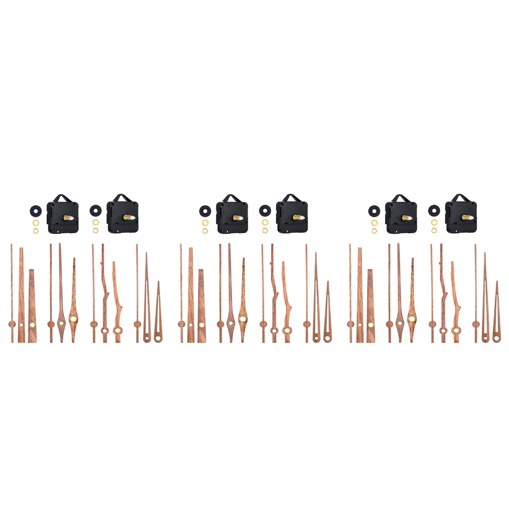 Kit moteur d'horloge quartz arbre long pour créer une pendule murale en bois dans votre salon