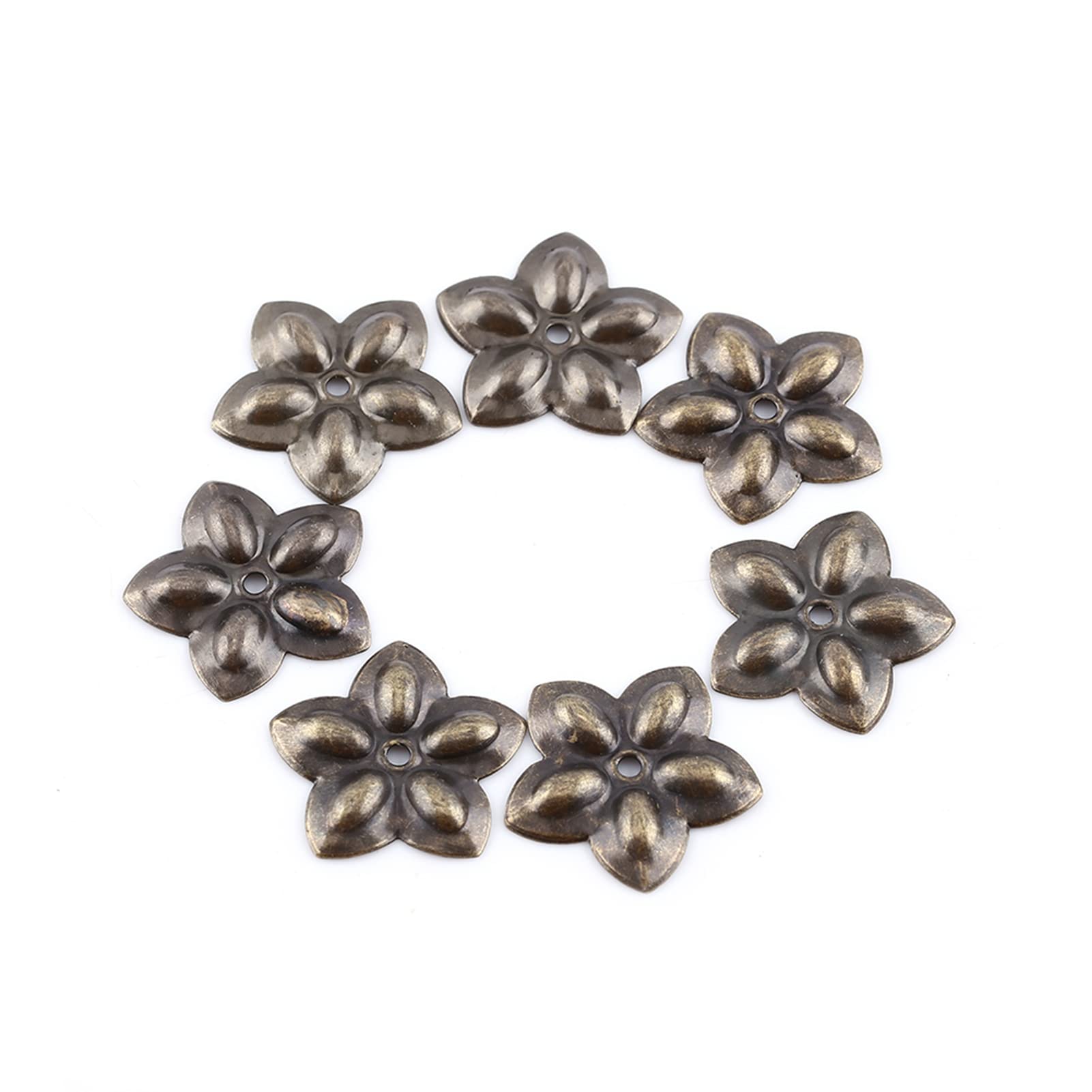 100pc Vintage Upholstery, Nails, Screws & Fasteners Tacks Nails Bronze Metal Tags Decorative Tack Stud for Furniture Sofa Shoe Door Map Photo Fixing(23mm)