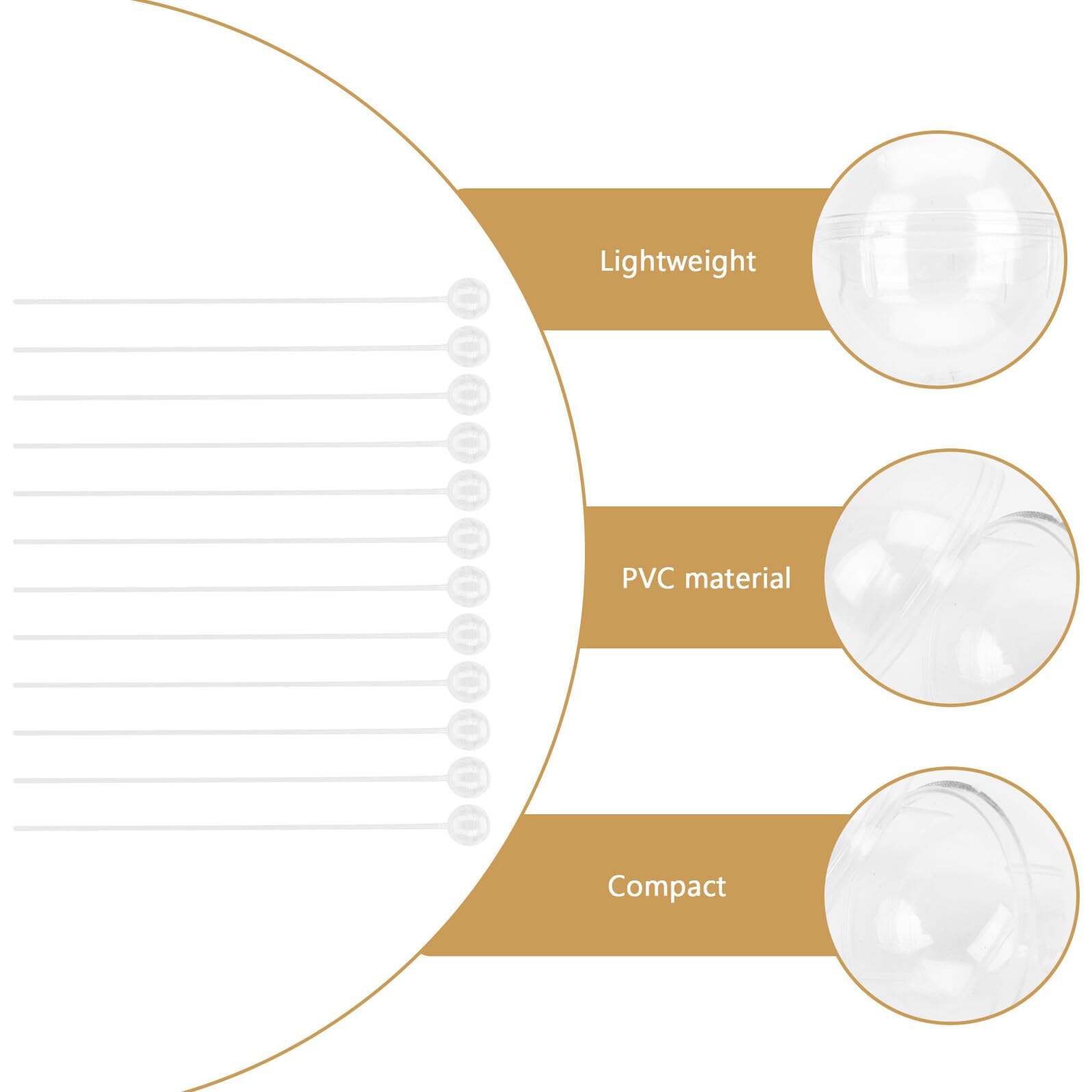 Homoyoyo Schokoladenkugelhalter aus PVC 100 Stück Transparent Süßigkeiten Verpackung für Blumensträuße Basis für Pralinen Bouquets Praktische Süßigkeiten Dekoration