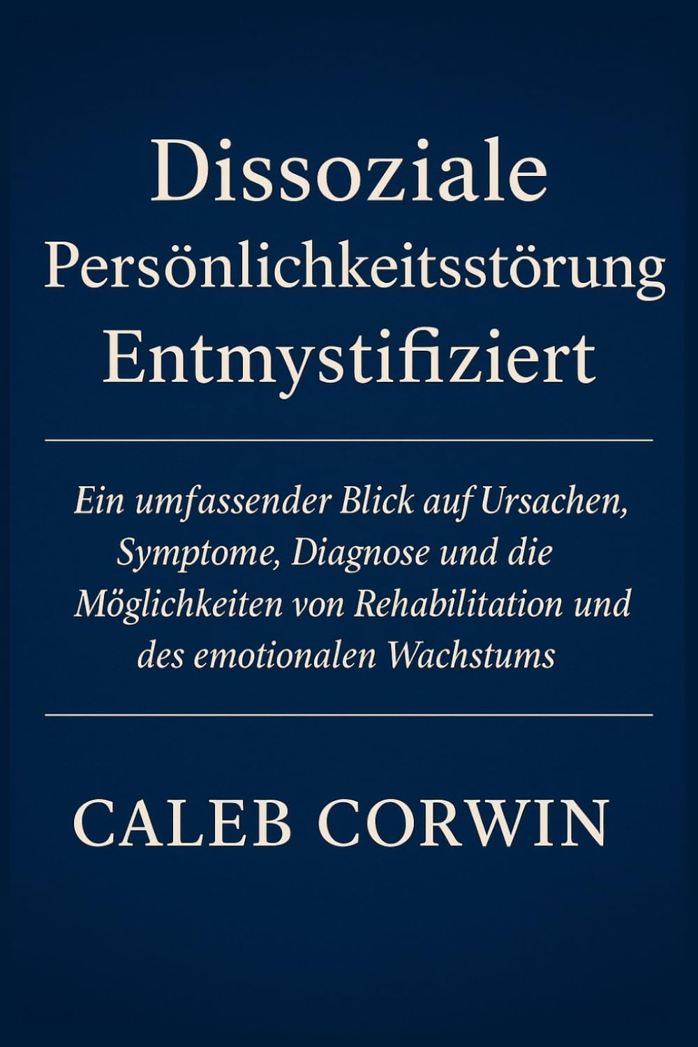 Dissoziale Persönlichkeitsstörung Entmystifiziert: Ein Umfassender Blick Auf Ursachen, Symptome, Diagnose Und Die Möglichkeit Von Rehabilitation Und Emotionalem Wachstum
