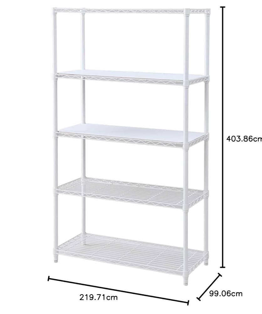 Amazon｜山善(YAMAZEN) ラック スチールラック本体 棚 5段 ハイ