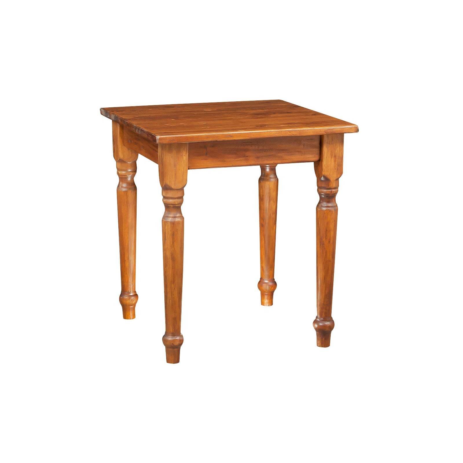 Biscottini tavolo quadrato legno massello 70x70 cm - Tavolo da cucina e sala da pranzo | Tavolo legno esterno e interno