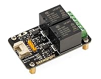 Vista 5 de Módulo de relé de 2 canales, placa de expansión de relé para Raspberry Pi Zero/Zero W/Zero WH/2B/3B/3B+/4B STM32 Ardui, aislamiento optoacoplador