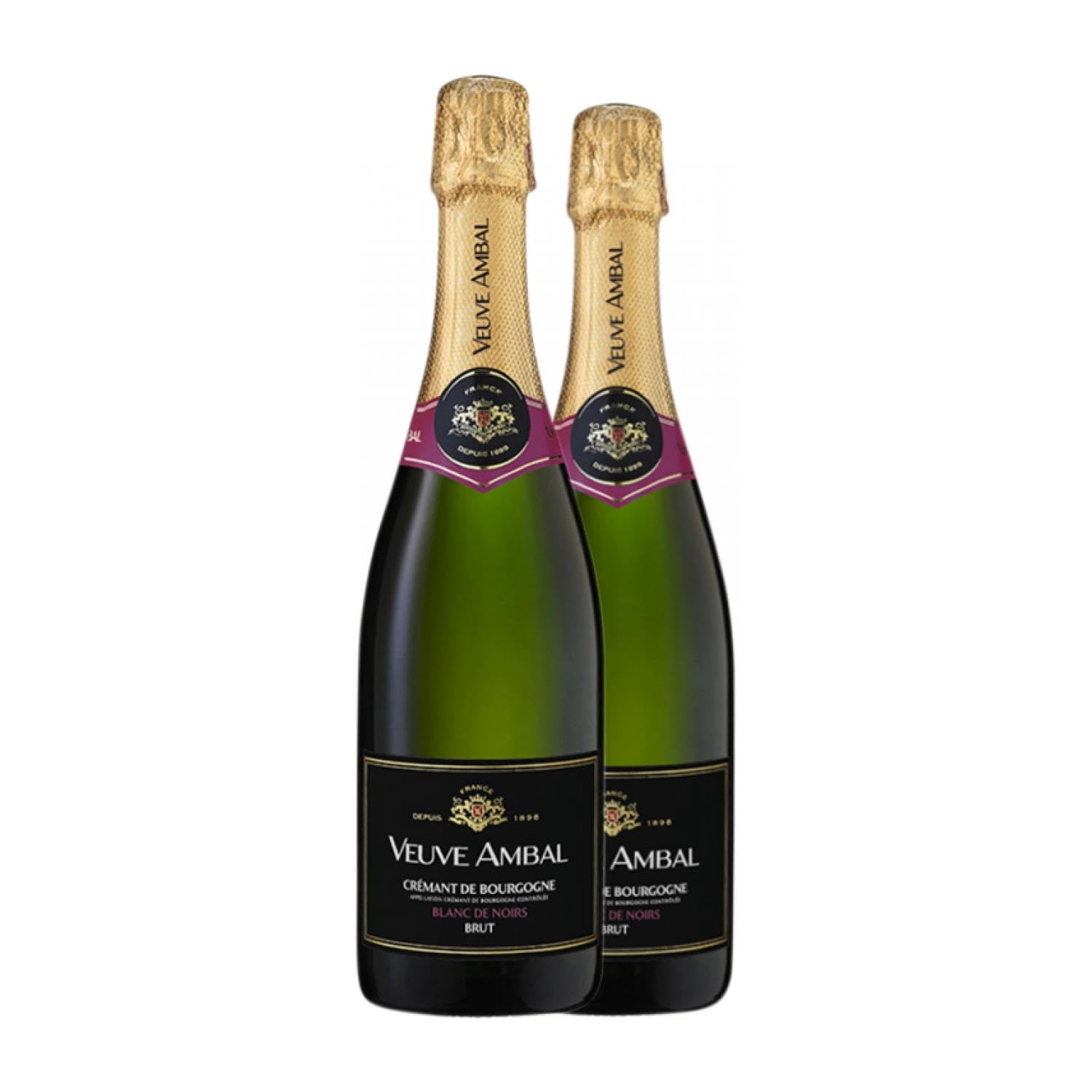 Veuve Ambal Blanc de Noirs Crémant Bourgogne 75 cl Espumoso blanco (Caja de 2 Botellas de 75 cl)