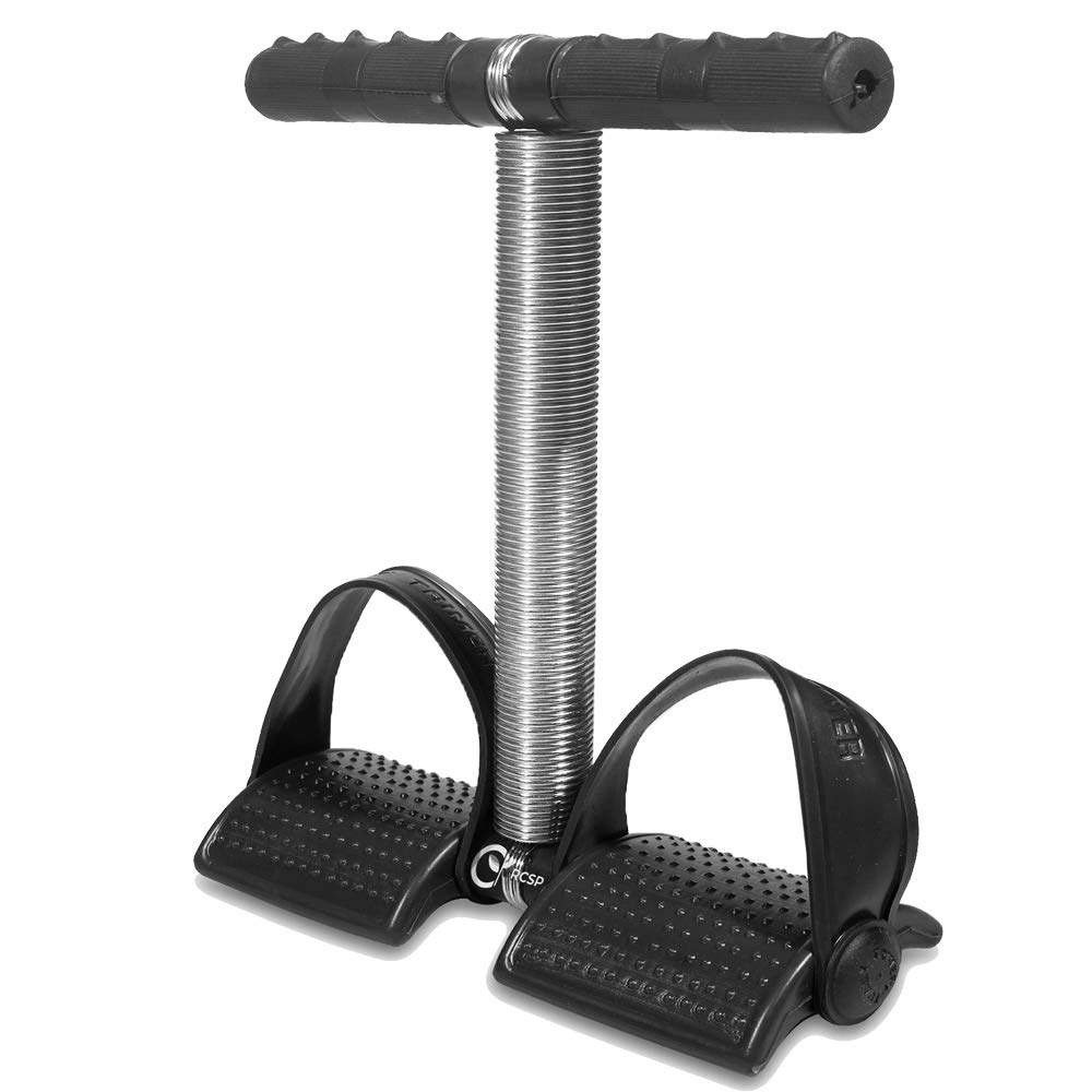 RCSP Ab Exerciser For Men And Women Single Spring Abdominal Exercise Equipment Tummy Trimmer Black (B08P9PCQ2G) Amazon Price History, Amazon Price Tracker