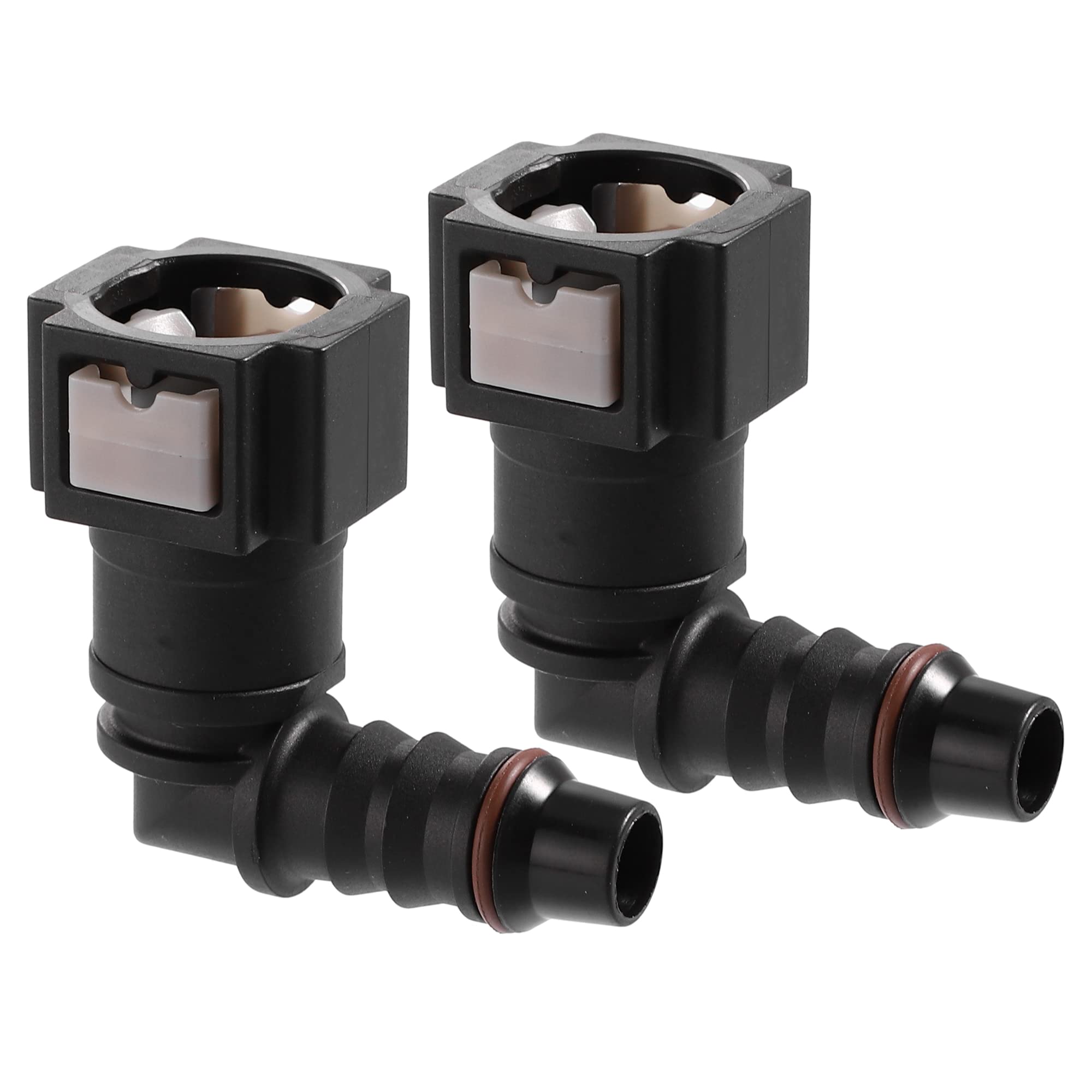 X AUTOHAUX 2pcs Car Fuel Line Quick Connector for 5/16 to 5/16 ID Nylon Tube