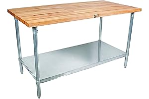 John Boos 48" Maple Work Table: The Ultimate Kitchen Powerhouse