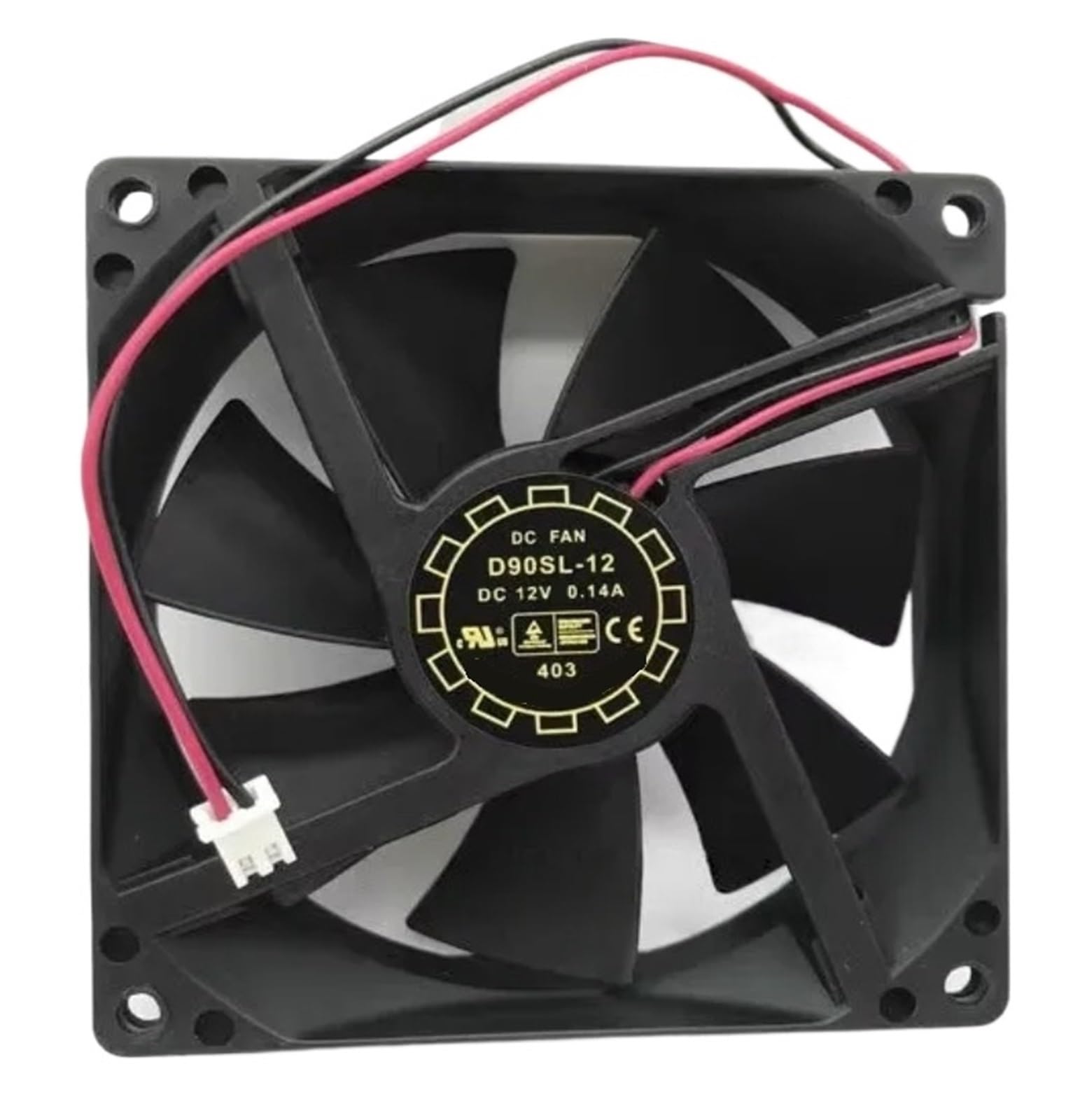 PEQYUACTE 9025 D90SL-12 DC12V 0.14A Fan