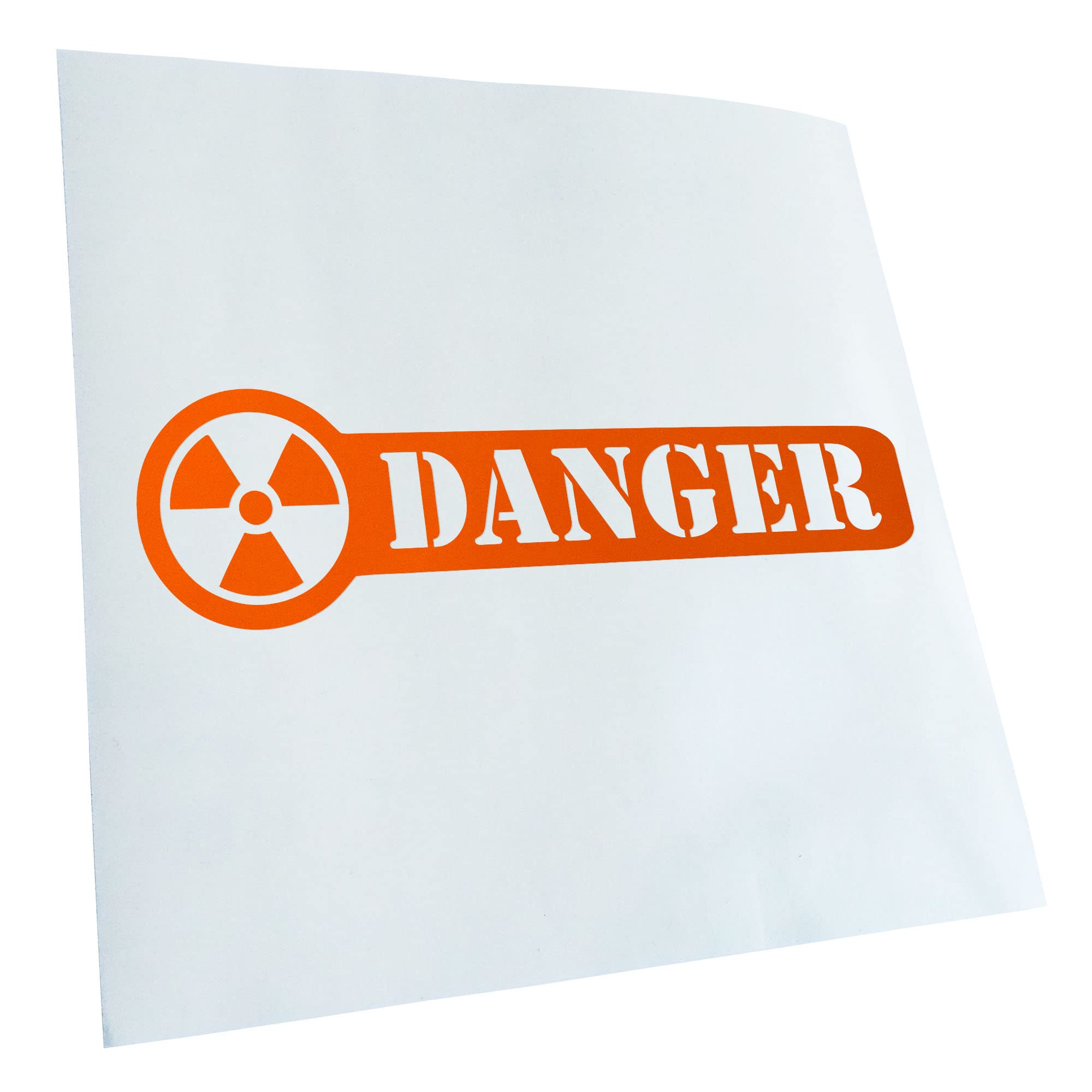 Kiwistar - Car Sticker - Danger Danger Warning - Rear Window Car Sticker Weatherproof for Car Truck Moped Truck - Sticker Exterior Self-Adhesive Tuning Accessories for Window Vehicle Window