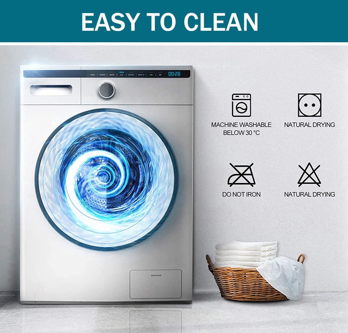 Armless Sofa Cover with Skirt Ruffled Stretch Futon Covers Full Size Soft Highly Elastic Sofa Bed Slipcover for Living Room, Bedroom White 150-190cm