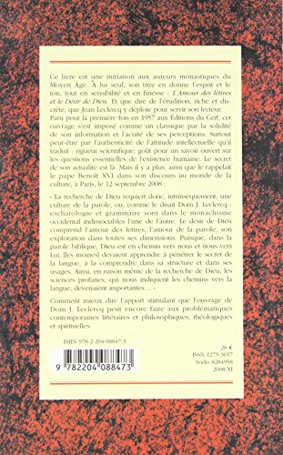 L'amour des lettres et le désir de Dieu