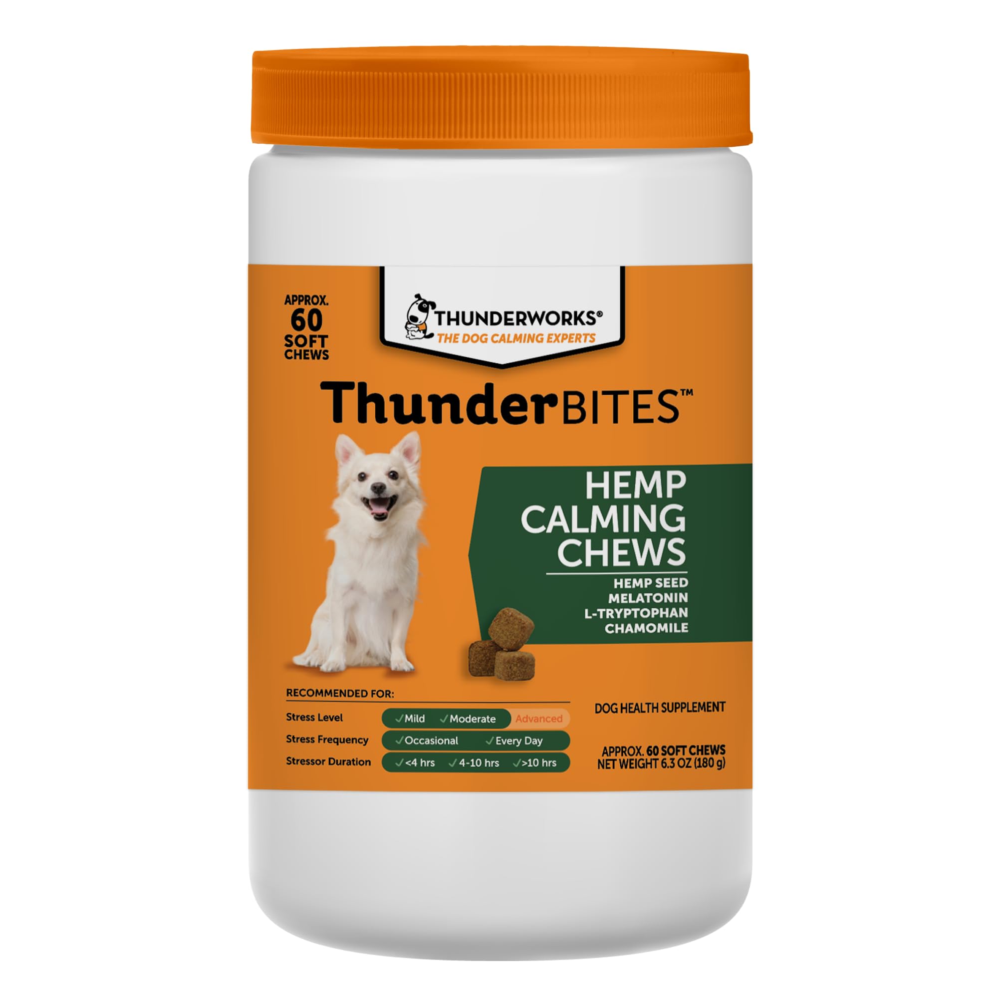 ThunderBites Hemp Calming Chews For Dogs