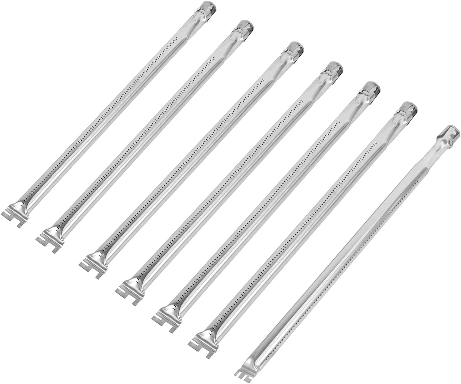 DELSbbq 67556 Kit de tubo de quemador de parrilla para parrillas Weber Summit 640 Summit 650, acero inoxidable, paquete de 7