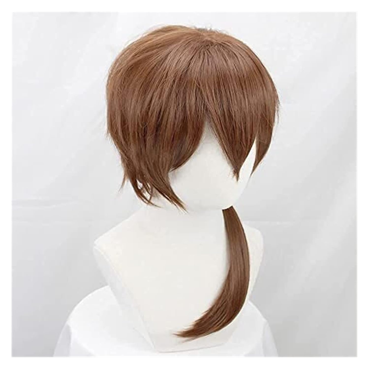Rurouni Kenshin Cosplay Wig Heat Resistant Synthetic Wigs for Halloween Costume Party Role Play+Wig Cap