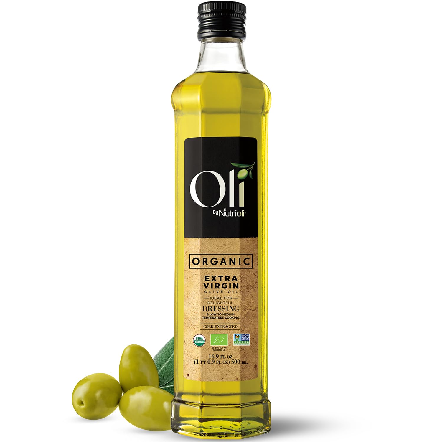 Amazon.com : Oli by Nutrioli Organic Extra Virgin Olive Oil, Cold