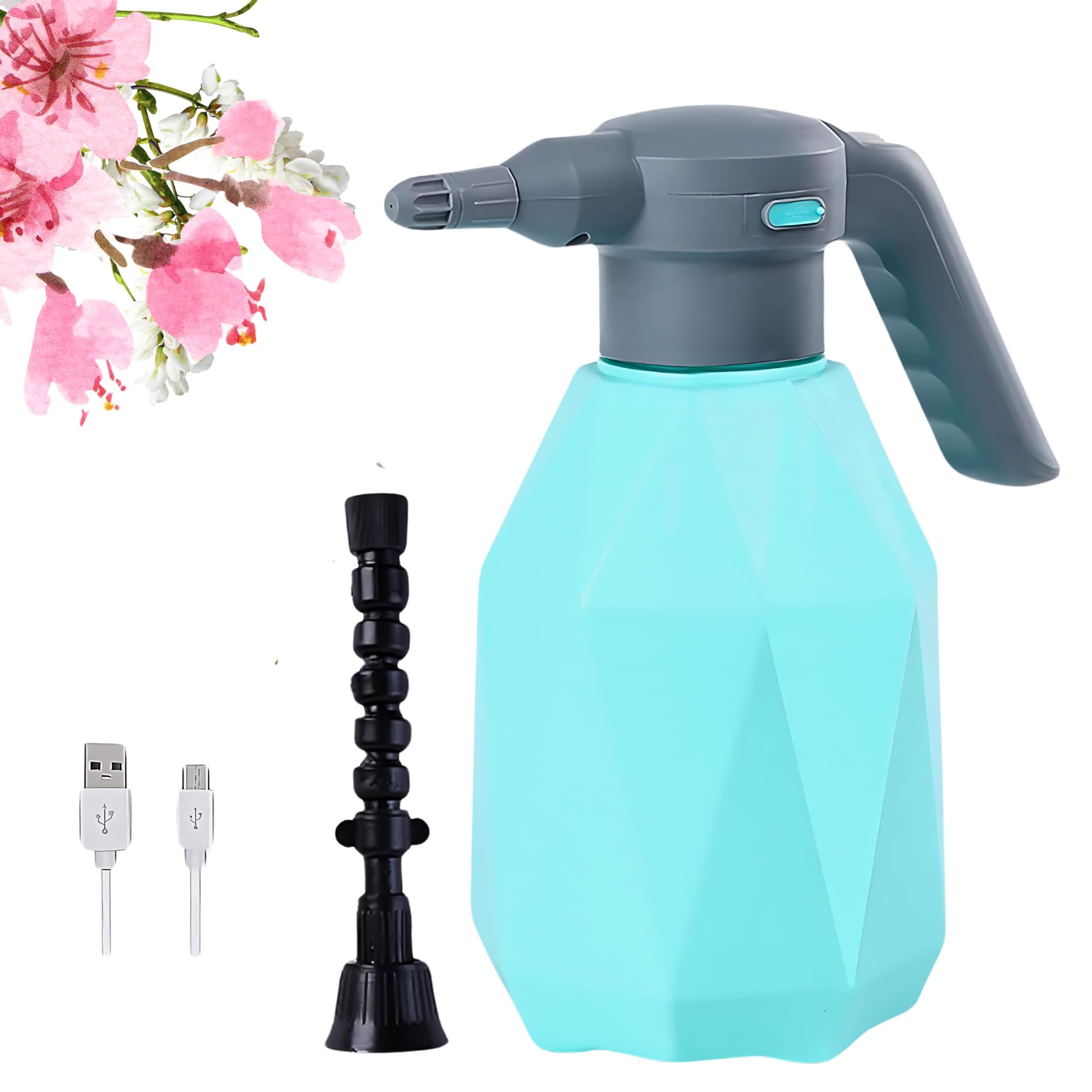 HomeEssentials Electric Garden Spray Bottle for Plants(2Ltr) - Spray Bottles for Plant/Pressure Sprayer with Adjustable Spout, Battery Sprayer, Plant Mister (B0DBQ1KMF2) Amazon Price History, Amazon Price Tracker