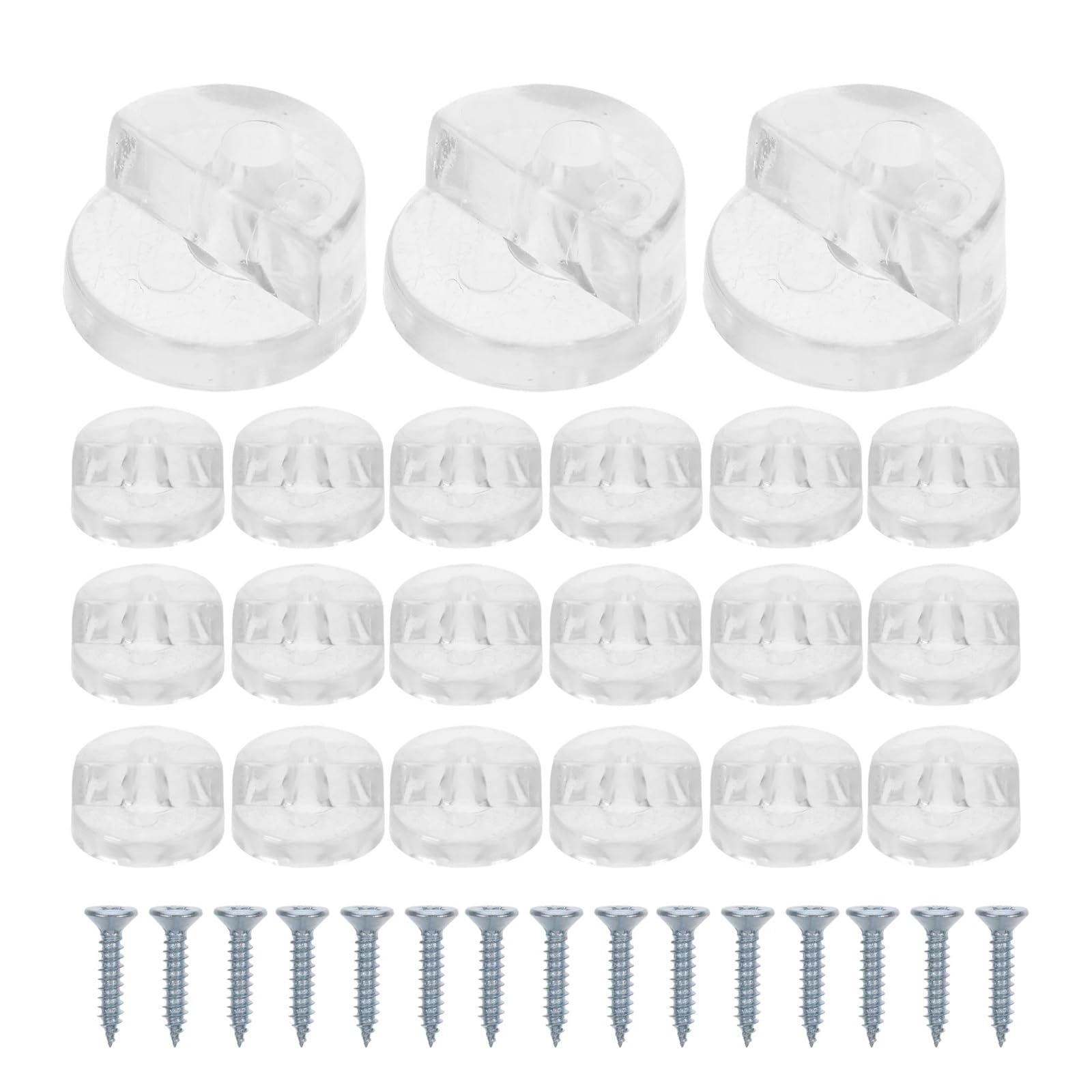 120pcs Glass Sturdy Retainer For Bottom Cabinet Mirror Panel Support Hardware Clamp Decorative Door Glass Retainer Clips Bracket