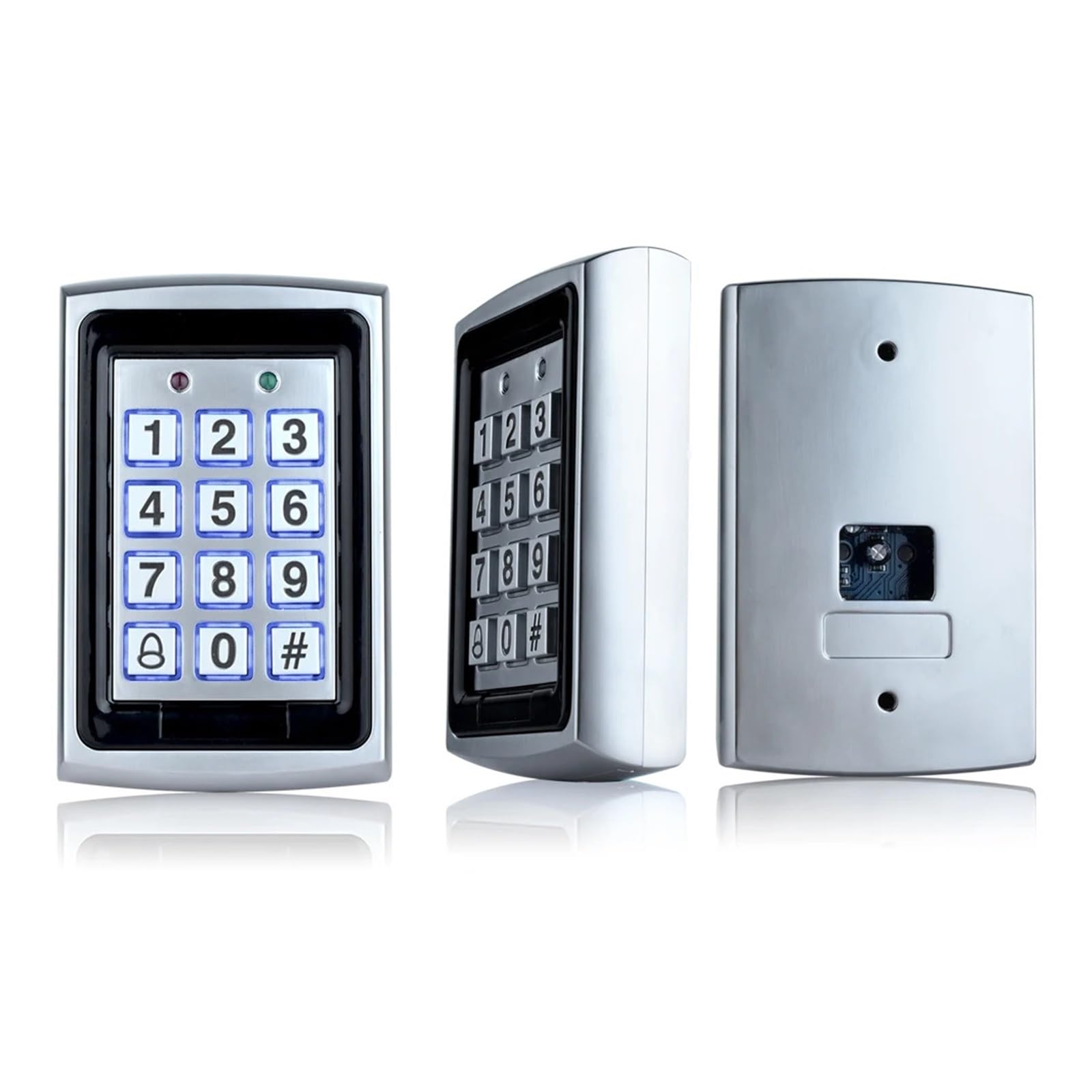 Clavier de contrôle d'accès RFID en métal, étanche et résistant à la Pluie, ouvre-Porte extérieur, Serrure électronique, Sécurité améliorée | Keypad- Cover-10 Key