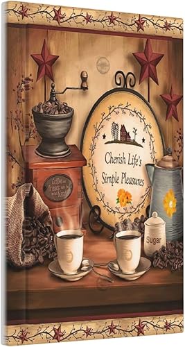 Miniatura 147 de Farmhouse Coffee Primitive Coffee Bean Kitchen 3 Gang Triple Interruptor de Luz de Palanca Cubierta de Placa de Pared Placa Frontal Eléctrica