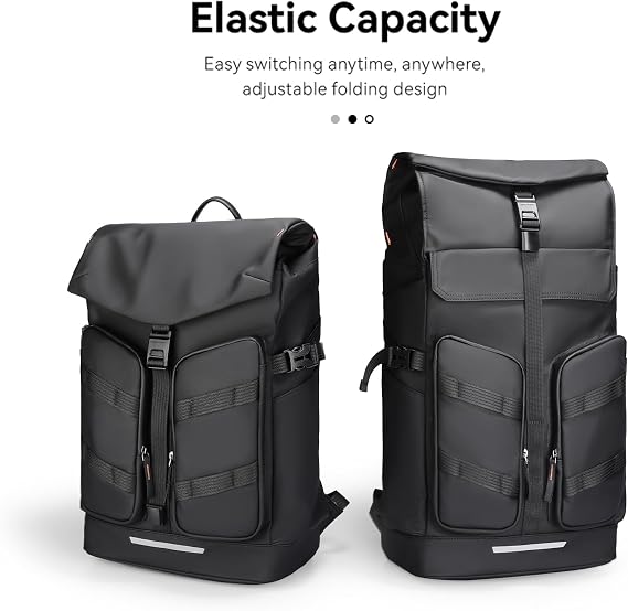 MARK RYDEN Business Backpack for Men, 17.3 Inch Laptop Backpack with High Tech Magnetic Snap, Waterproof Fashion Casual Backpack Ideal for Working, Daily Life