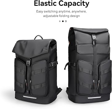 MARK RYDEN Business Backpack for Men, 17.3 Inch Laptop Backpack with High Tech Magnetic Snap, Waterproof Fashion Casual Backpack Ideal for Working, Daily Life